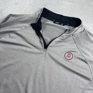 UNRL Barstool Sports Shirt Mens 2XL Elite Golf 1/4 Zip Pullover Performance Gray